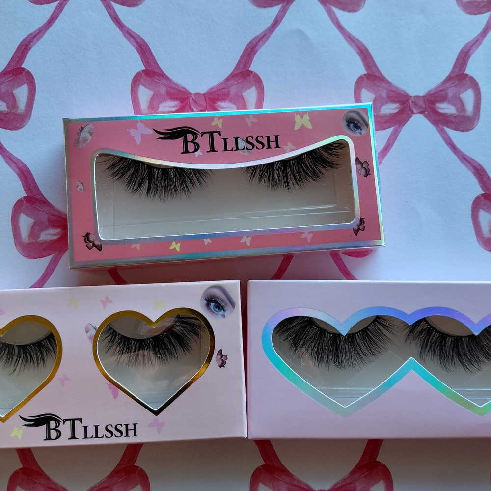 Black False Eyelashes Bundles Of 3